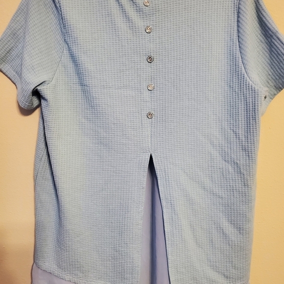 Soft surroundings waffle knit lined top. Ladies size large - Picture 5 of 7